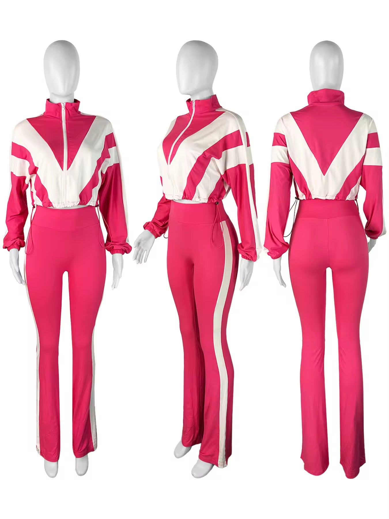 Women’s two piece long sleeve jogger tracksuits