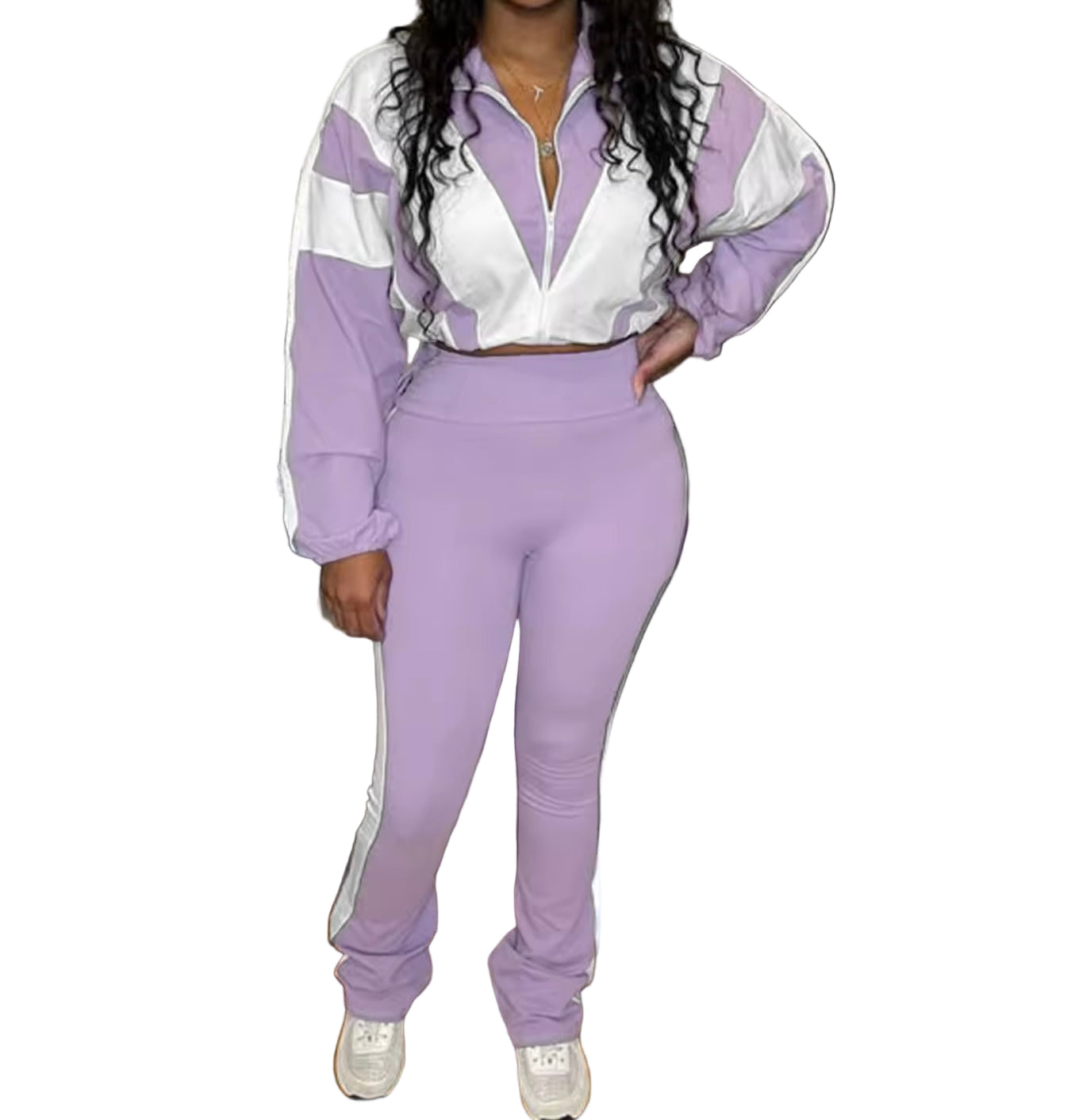Women’s two piece long sleeve jogger tracksuits