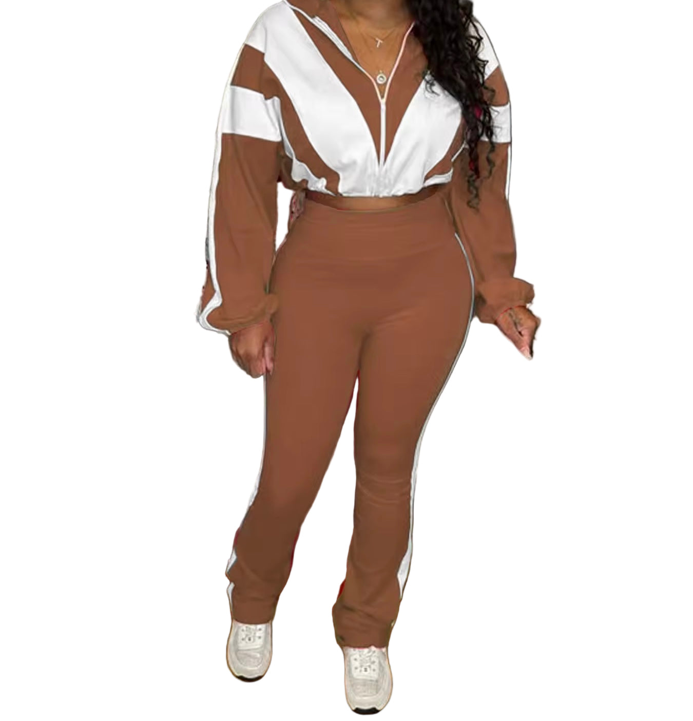 Women’s two piece long sleeve jogger tracksuits